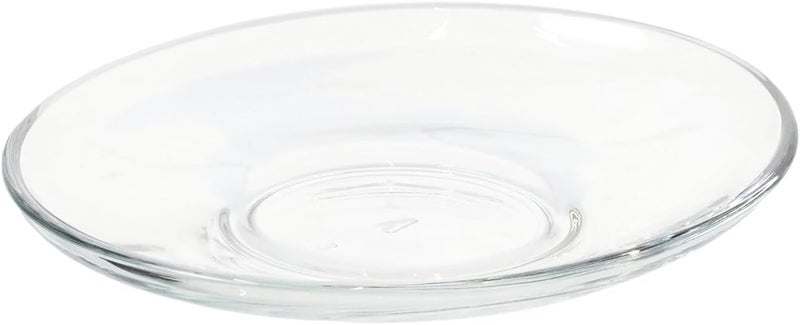 LAV Glass Saucers for Turkish Tea Glasses Set of 6  Perfect Complement for Turkish Tea Glasses  Elegant Design  Ideal for Serving Turkish Tea  Durable Glass  Dishwasher Safe - Image 2