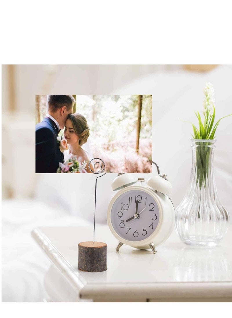 SYOSI - Wooden Base Wedding Table Name  Number Holder Pack of 10 Pieces - Image 1
