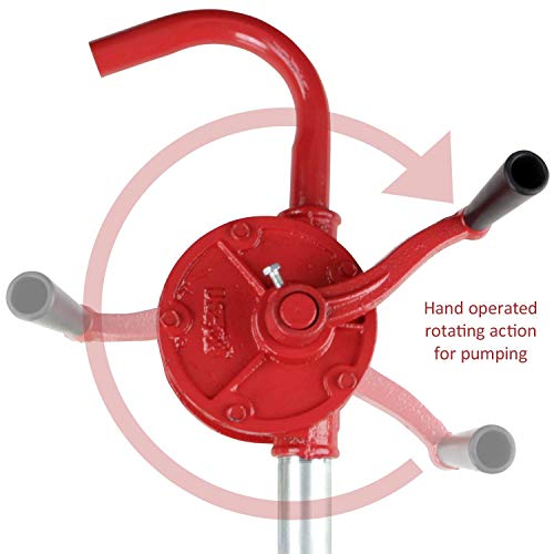 AVIARY Libra Rotary Barrel Pump with Dual Direction Operation Rugged Body Flow Rate: 5 Liters Per 20 Turns Oil Drum Pump - Image 5