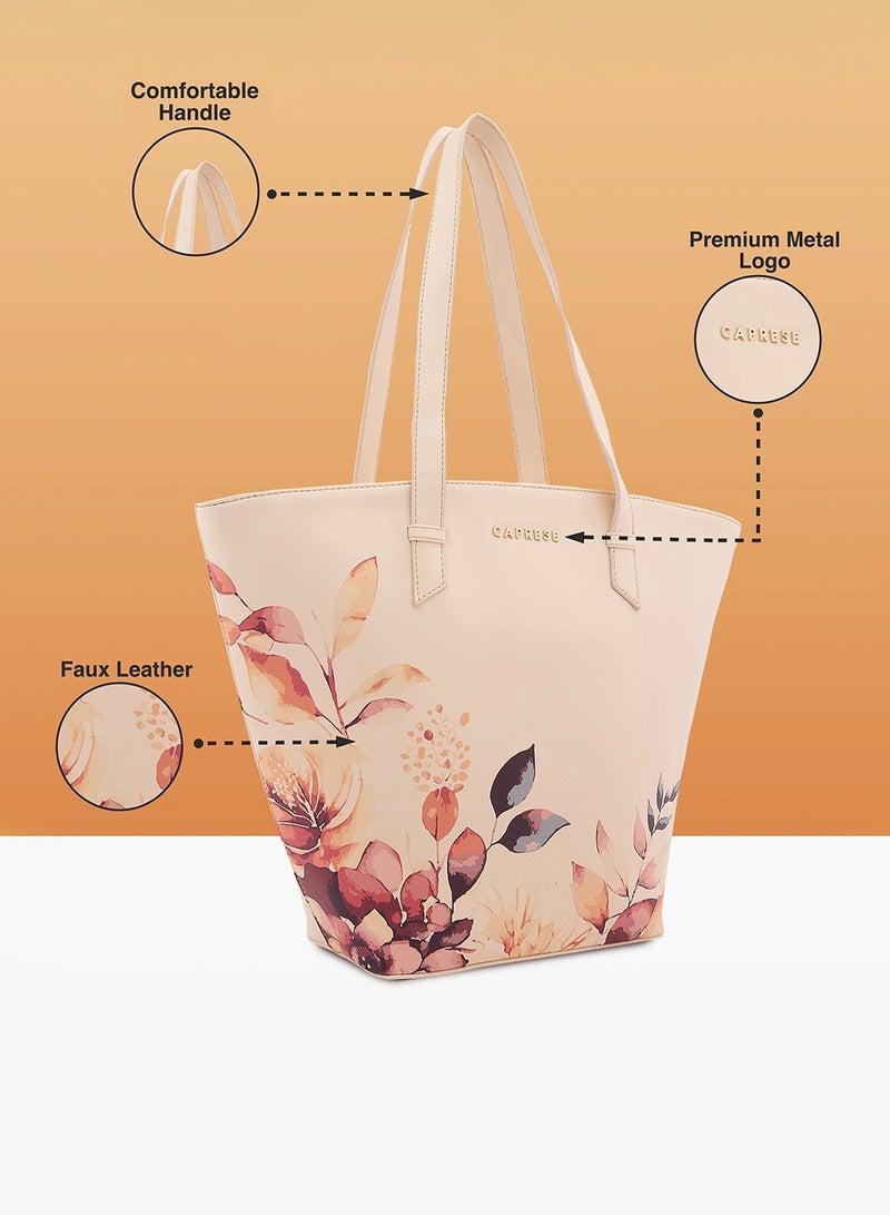 CAPRESE ALAYA SATCHEL LARGE BEIGE - Image 5