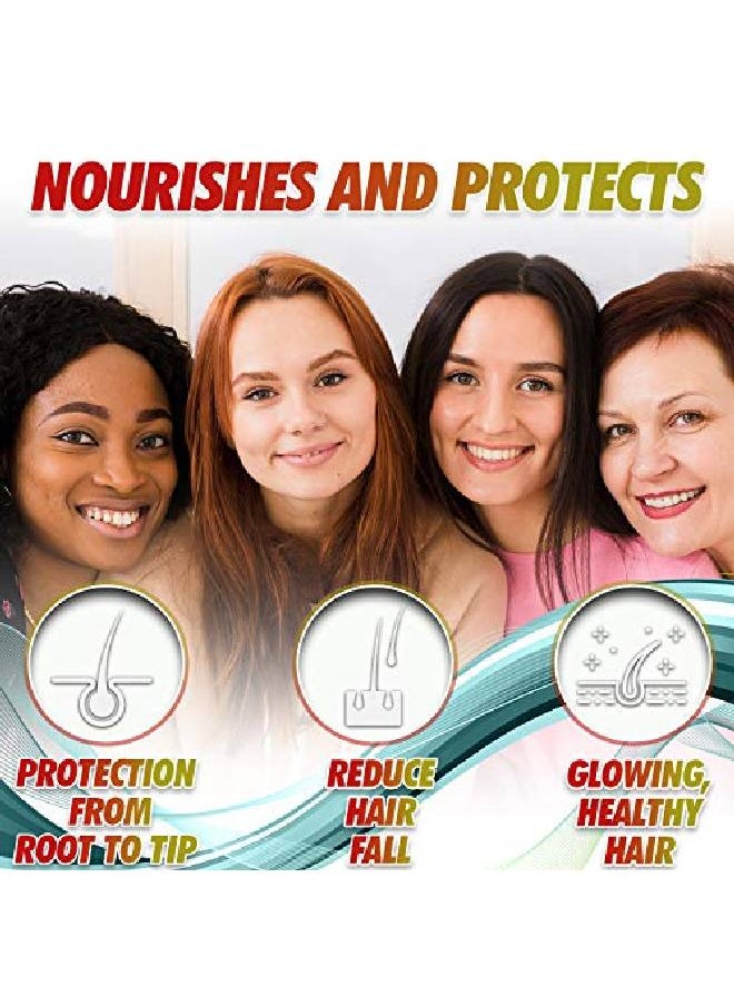 Pure Nature Lux Spa - Biotin Shampoo And Conditioner ​Set ​Sulfate Free Deep Treatment ​With​ Morrocan Argan Oil ​Helps With​ Hair Growth ​And Fight​ Hair Loss - Image 1