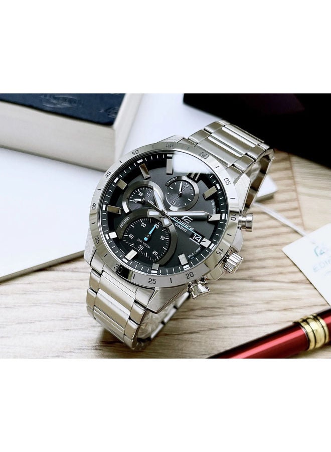 ايديفيس كاسيو ساعة يد من ستانلس ستيل كرونوغراف EFR-571D-1AVUDF - Image 2