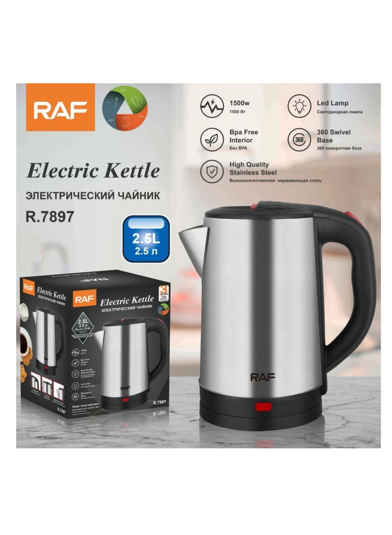 آر إيه أف غلاية منزلية من الفولاذ المقاوم للصدأ تعمل بإيقاف التشغيل التلقائي2.0 لتر - Image 2