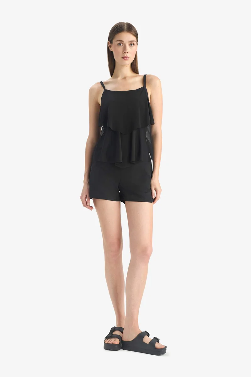 ديفاكتو Fall in Love Regular Fit Tulle Tankini