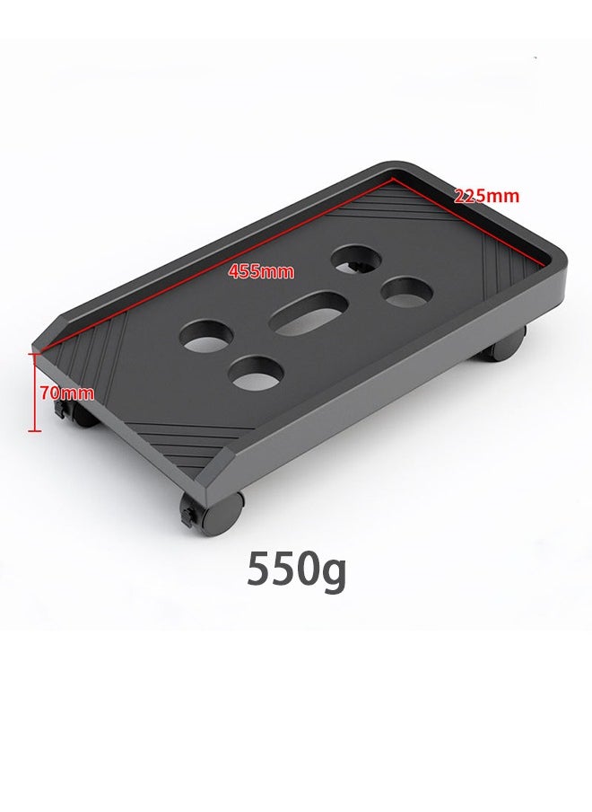 Universal Computer CPU Holder  360°Mobile CPU Stand Computer Tower Stand with Locking Caster Fits Most Gaming PC Under Home Office Desk Black