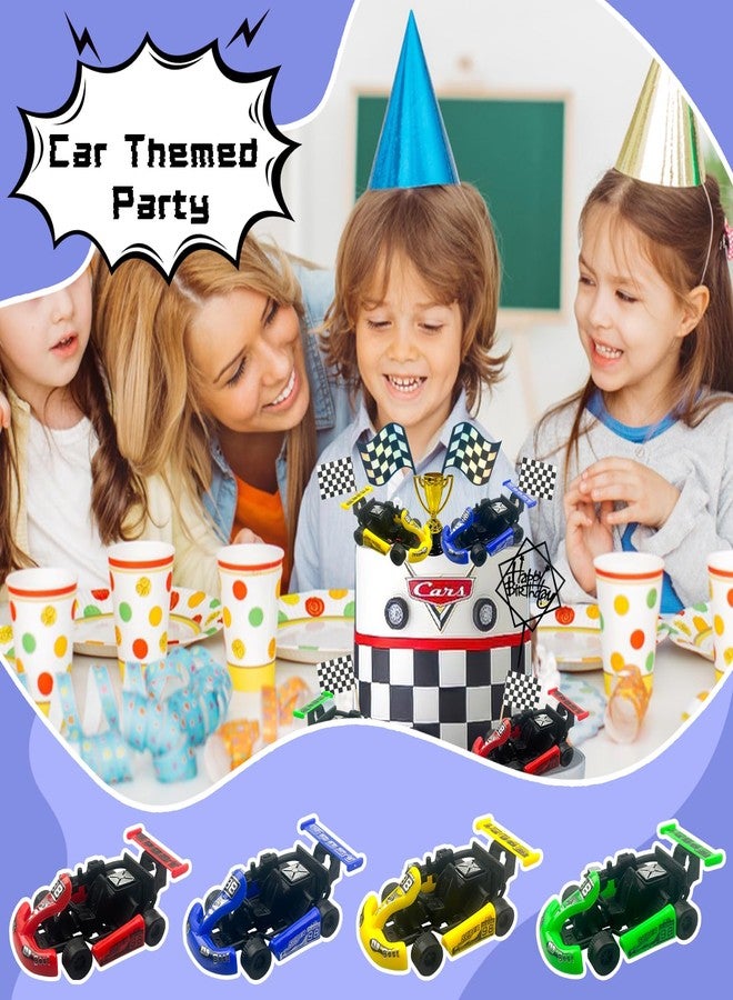 MEMOVAN Racing Car Cake Decorations 23pcs Racing Car Cake Topper Birthday Cake Decoration for Boy's Kids Racing Car Theme Birthday Supplies Party Favors - Image 3