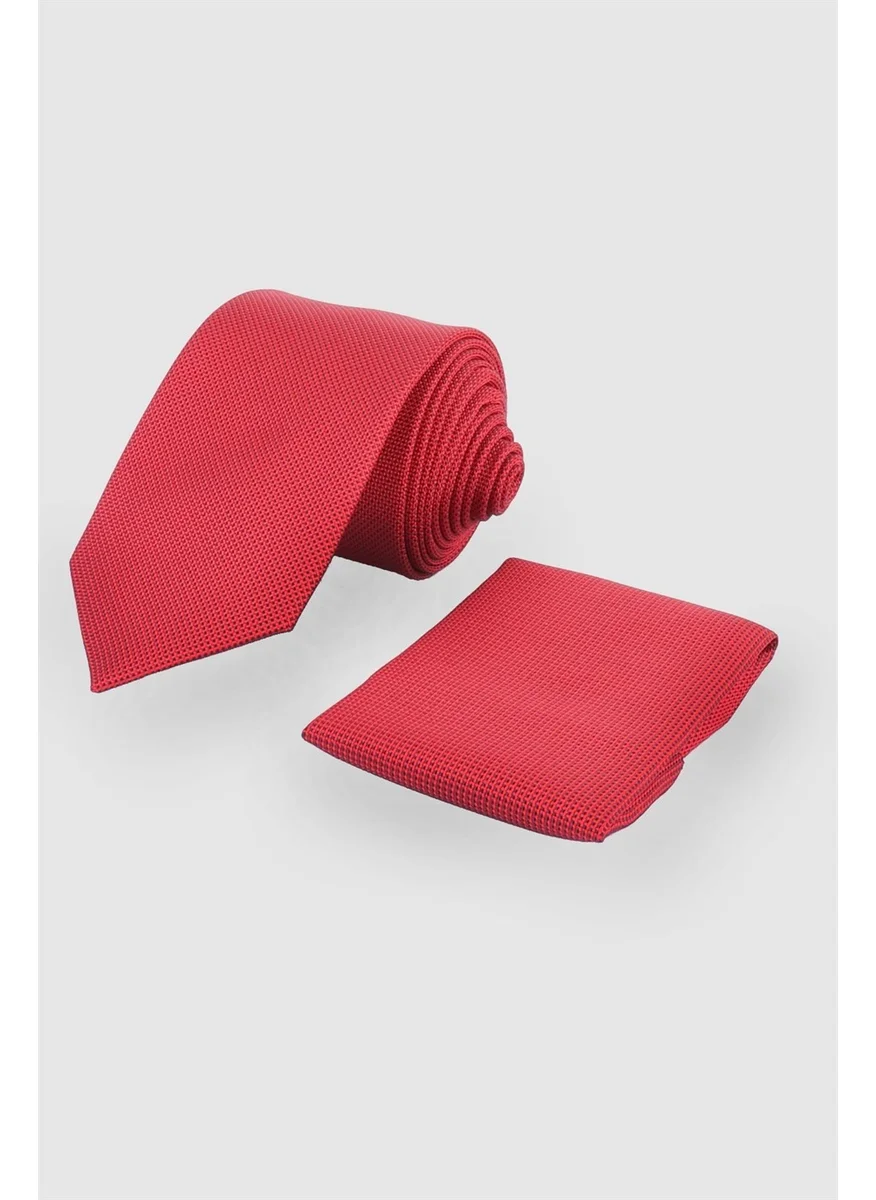 Tudors Plain Men's Tie with Pocket Handkerchief