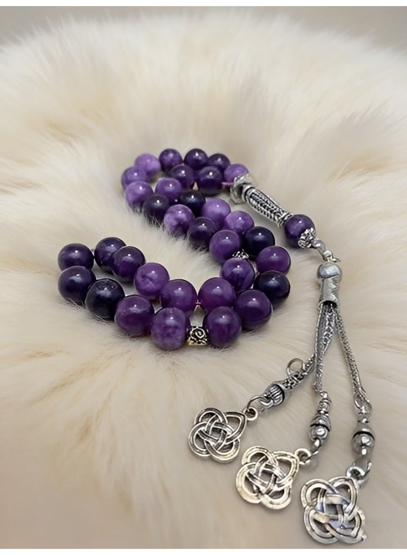 general 33 Natural Jade Prayer BeadsTasbih/10mm - Image 4