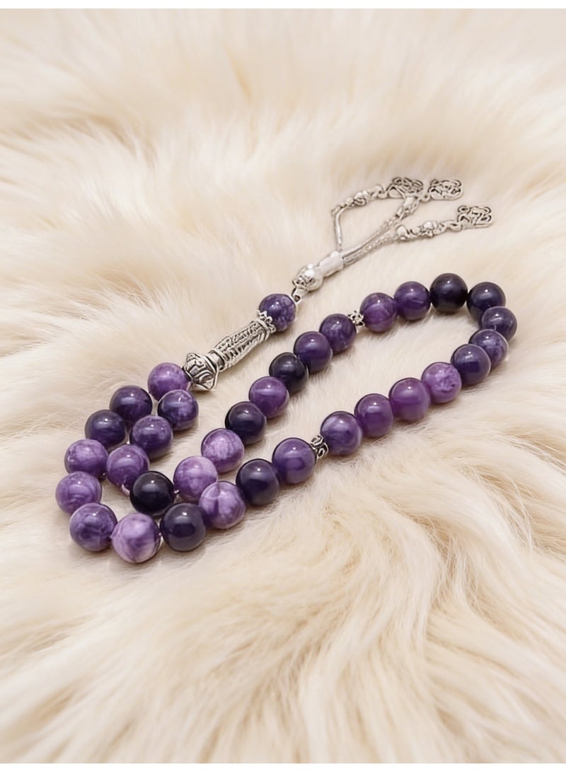 general 33 Natural Jade Prayer BeadsTasbih/10mm - Image 3