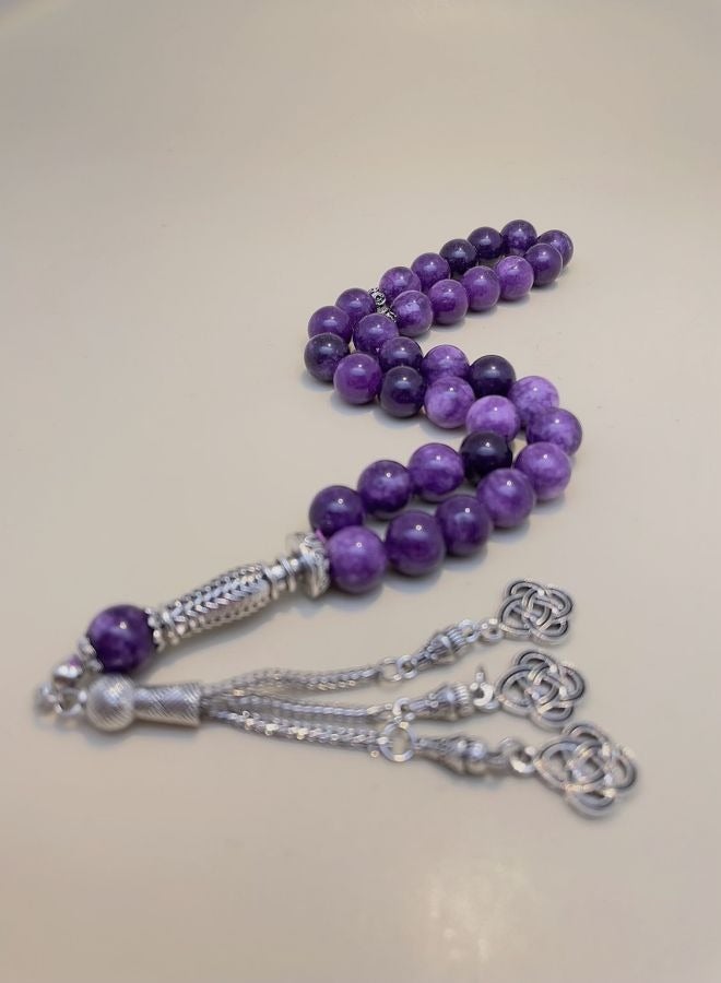 General 33 Natural Jade Prayer BeadsTasbih/10mm  - Image 1