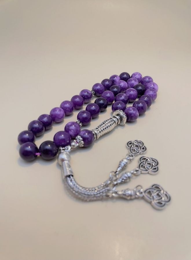 General 33 Natural Jade Prayer BeadsTasbih/10mm  - Image 3