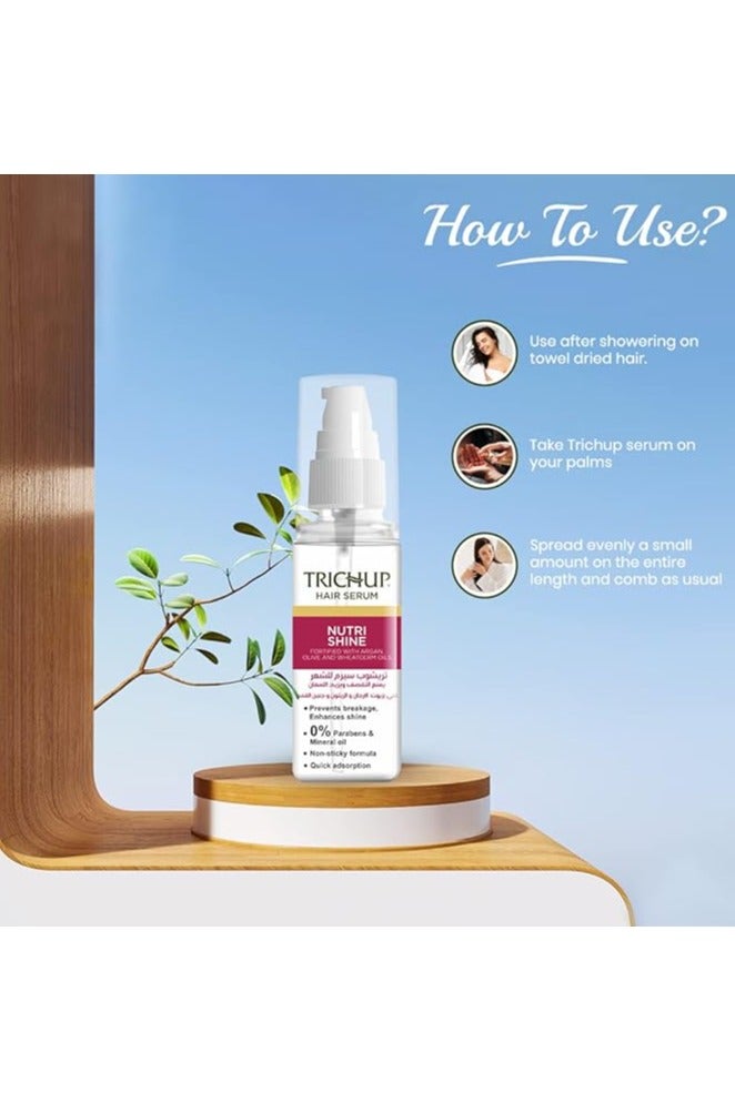 Trichup Hair Serum  Nutri Shine 60ml - Image 3