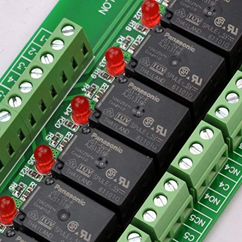 Electronics-Salon 8 Channel 10Amp SPDT Power Relay Module Board (Operating Voltage: DC 5V) - Image 4
