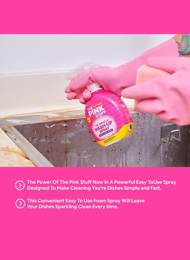 THE PINK STUFF The Miracle Multi-Purpose Cleaner Wash-Up Spray 500ml - Image 2