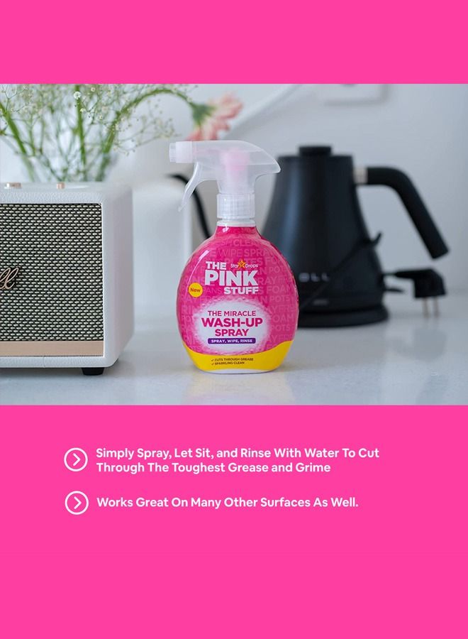 THE PINK STUFF The Miracle Multi-Purpose Cleaner Wash-Up Spray 500ml - Image 3