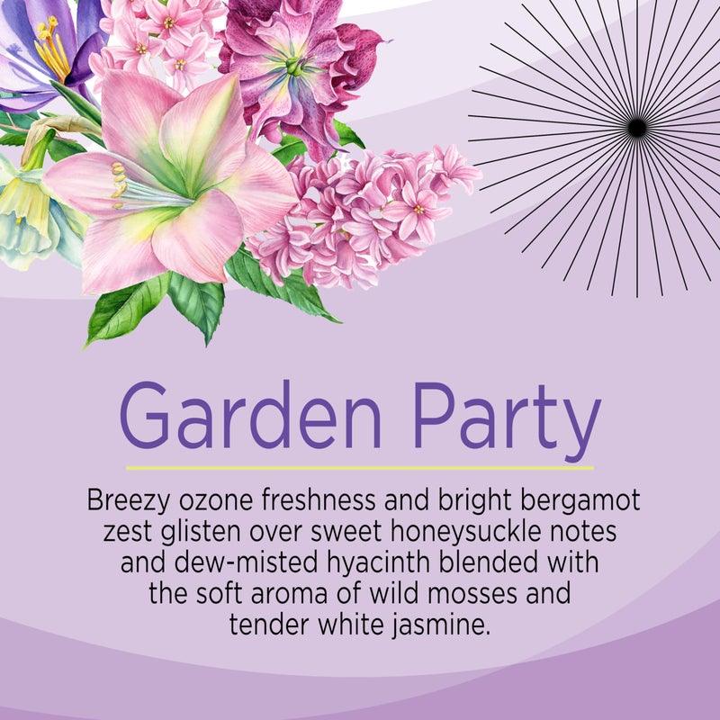 Citrus Magic Limited Edition Odor Eliminating Air Freshener Spray, Garden Party, 3-Ounce, Pack of 3 - Image 4