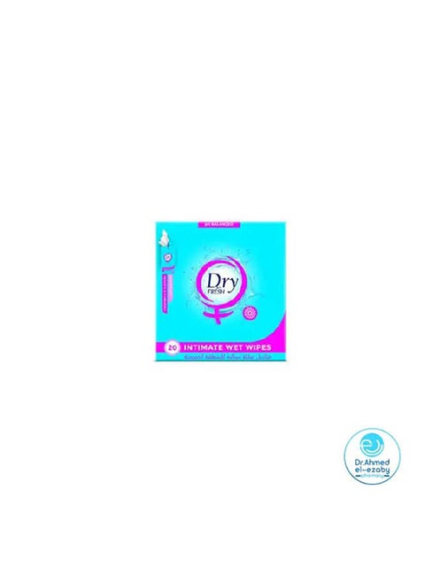 Intimate Feminine Wipes Chamomile & Flowers 20 Wipe