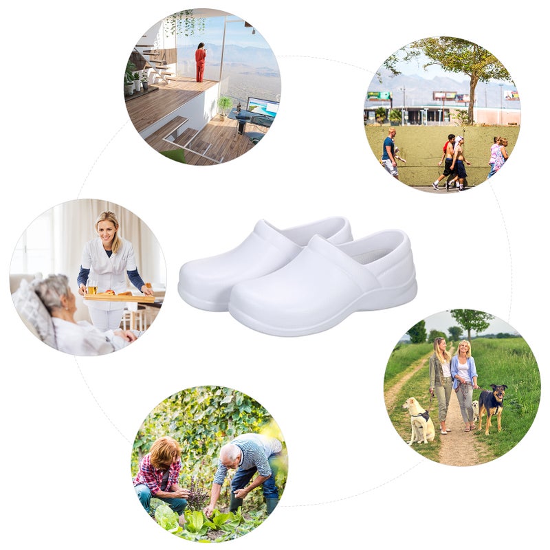 Unisex Garden Clogs Waterproof & Lightweight EVA Shoes Anti-slip Nursing Slippers Women or Men Sandals for Homelife Work - Image 2