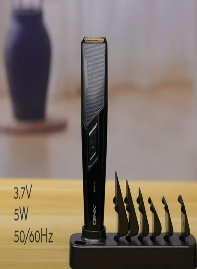 Denx Hair Clipper DX1360 90Min Working Time Black - Image 1