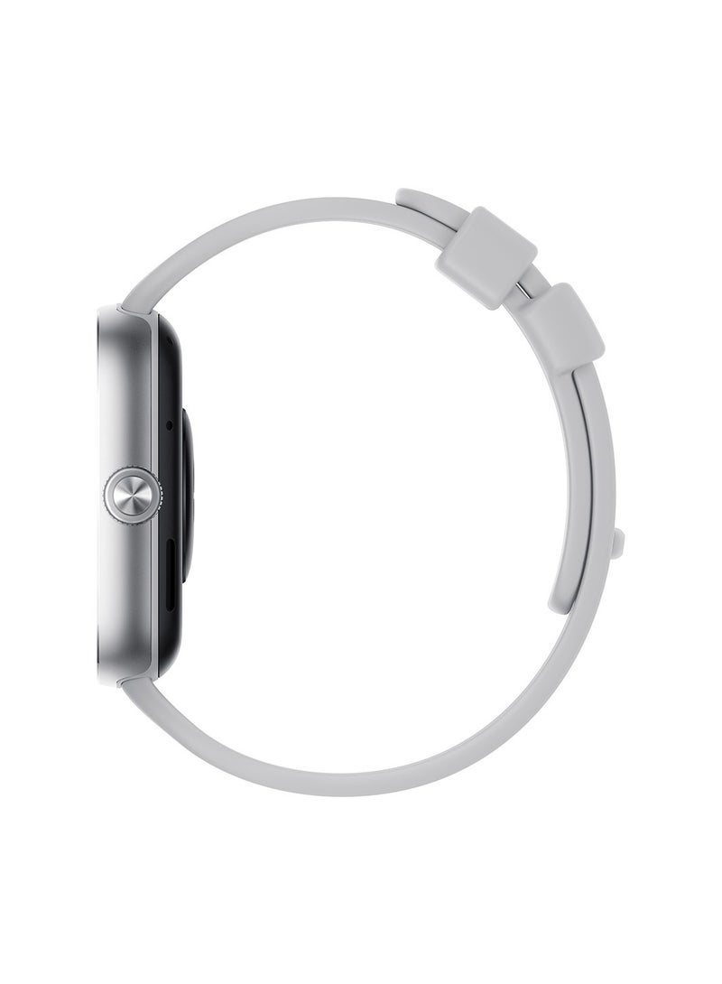 REBENUO Smart Watch with 1.97 Inch AMOLED Screen Supports Bluetooth Connection Aluminum Alloy Frame Battery Life Up to 20 Days white - Image 5
