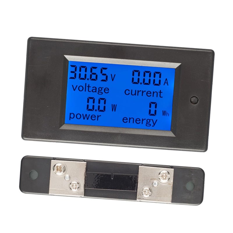 عداد الفولتميتر والأميتر الرقمي DC 100A - جهاز اختبار البطارية - مراقب الطاقة متعدد الاستخدامات - Image 2