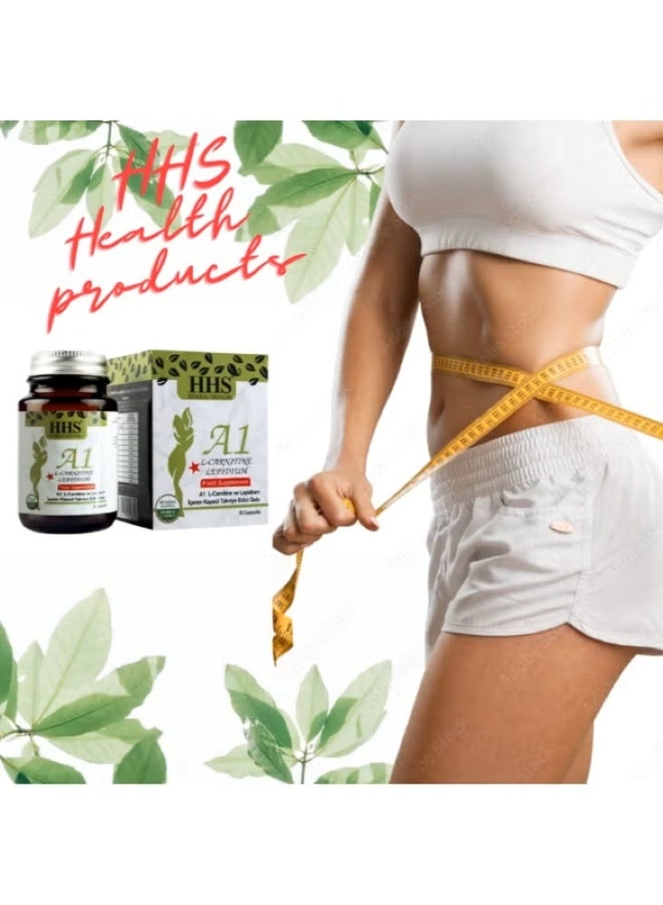 أتش أتش أس ل - كارنيتين ليبيديوم - أعشاب 30 كبسولة لفقدان الوزن - Image 3