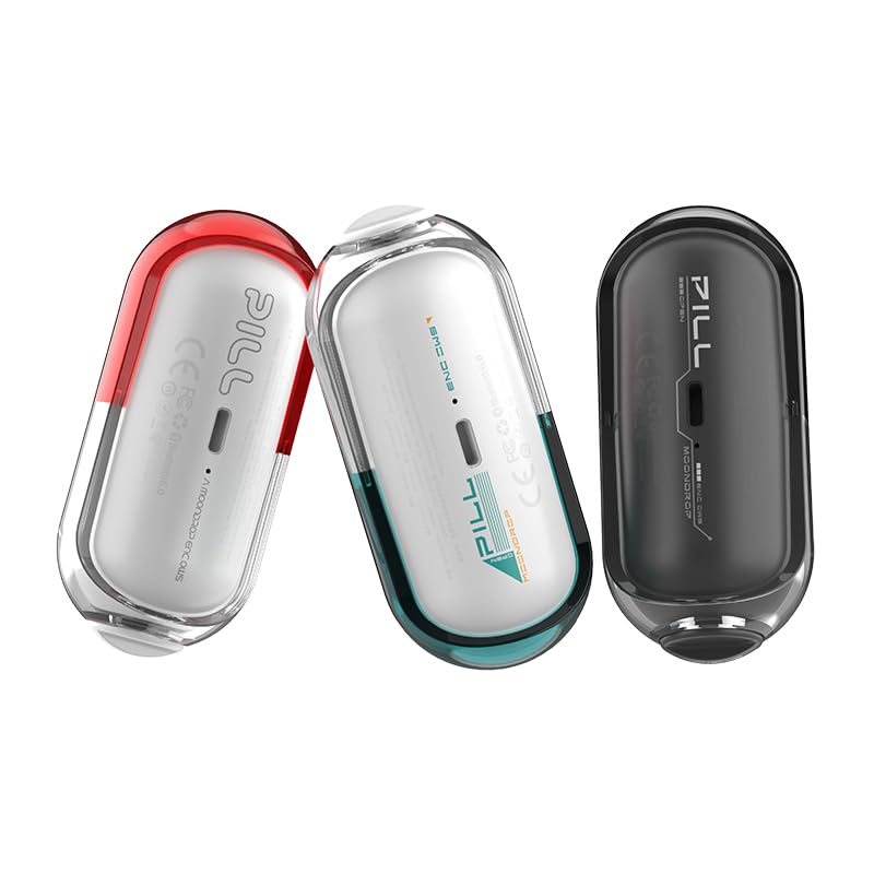 Moondrop Pill Open Ear Headphones Bluetooth 6.0 OWS Hanging Earphones IPX4 Open Ear Clip Wireless Earbuds Built-in AI ENC MD-0WS-003 (RED) - Image 4