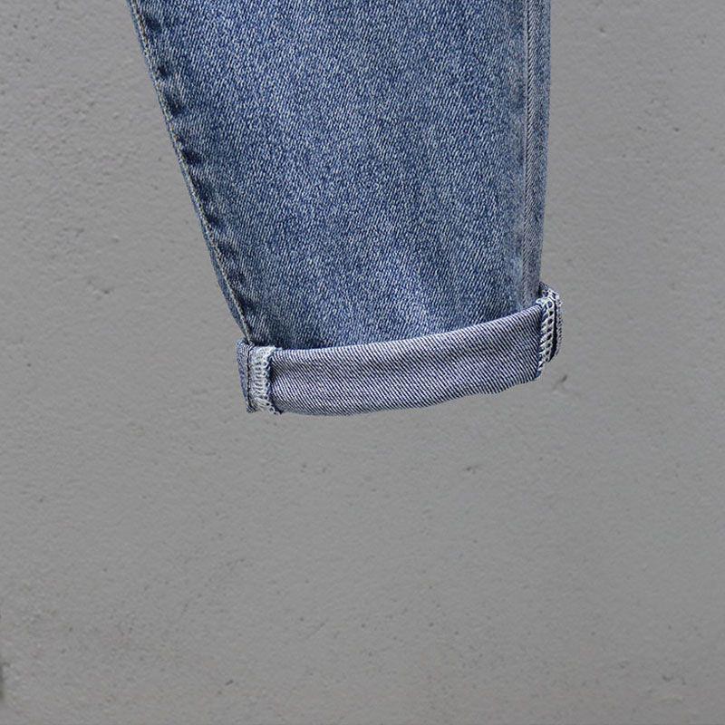 Upscale Blue Harlan Jeans Summer Women'S Loose High Waist Slimming Elastic Carrot Pants For Small - Image 5