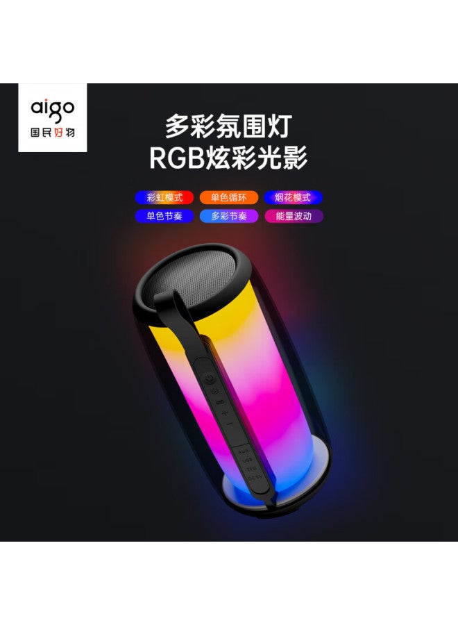 aigo Wireless Bluetooth Microphone Speaker All-in-one For Home Karaoke, Outdoor Square Dance, Singing Machine, Family Ktv - Image 5