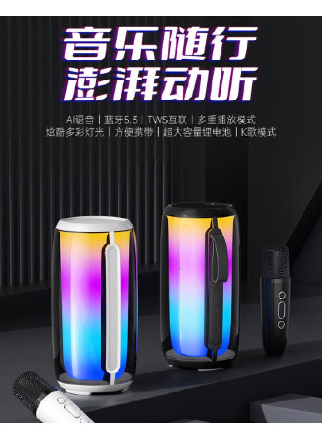 aigo Wireless Bluetooth Microphone Speaker All-in-one For Home Karaoke, Outdoor Square Dance, Singing Machine, Family Ktv - Image 1