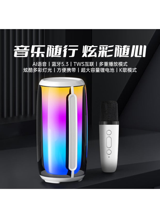 aigo Wireless Bluetooth Microphone Speaker All-in-one For Home Karaoke, Outdoor Square Dance, Singing Machine, Family Ktv - Image 2