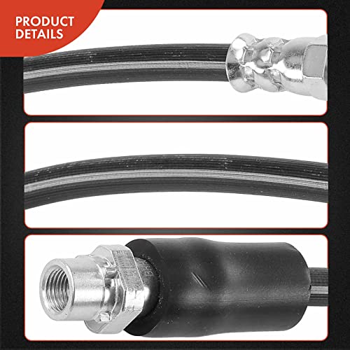 A-Premium Front Driver and Passenger Brake Hydraulic Hose Compatible with Select BMW Models - 323i, 325i, 328i, 335d, 335i, 335is, Z4, 128i, 135i, 135is - Replace# 34306790550(Pack of 2) - Image 5