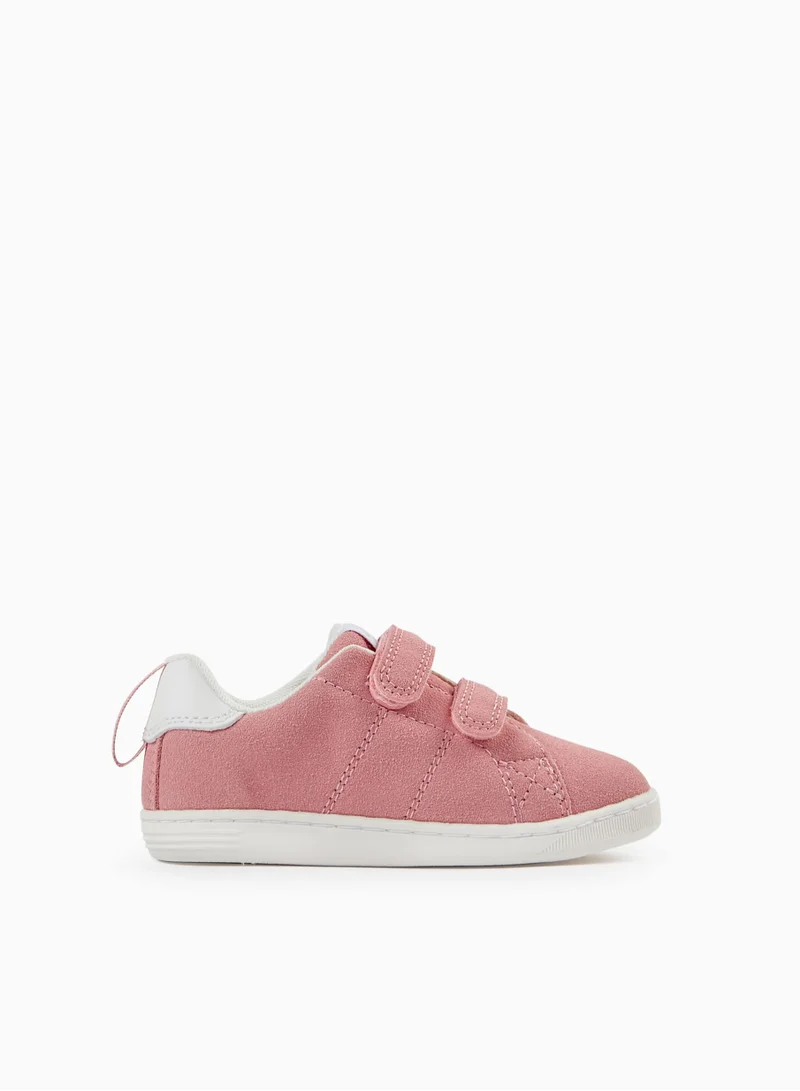 زيبي Zippy Faux Suede Trainers For Baby Girls