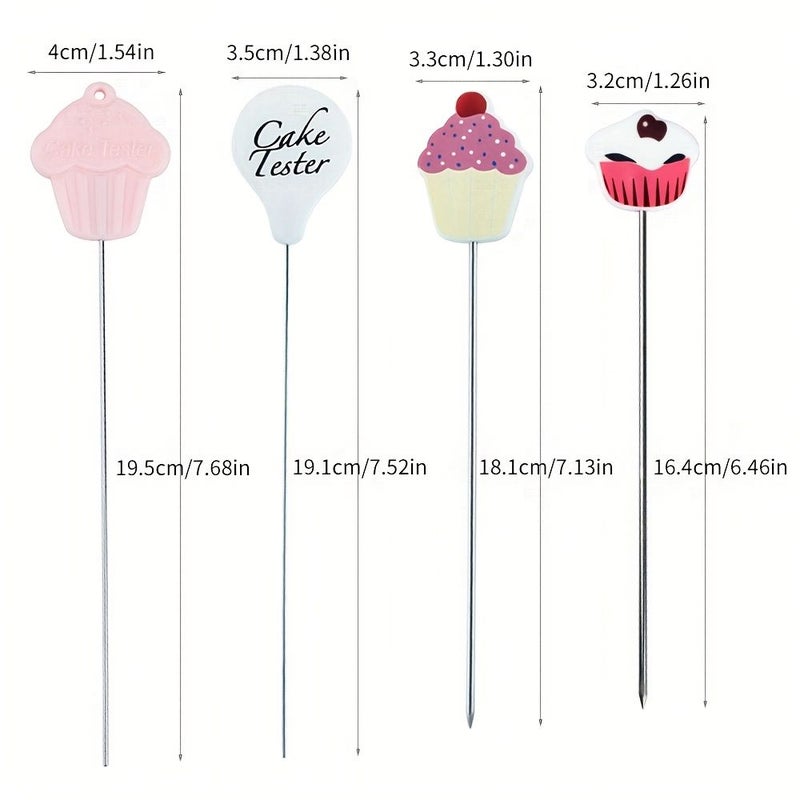 1PC Holiday Cake Tester Stainless Steel Baking Probe Needle - Image 4