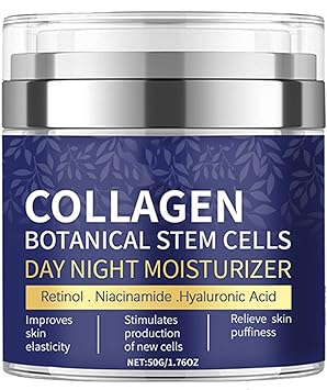 gcdat Collagen Face Moisturizer with Airless Pump Collagen Botanical Stem Cells Cream for Skin with Retinol Niacinamide Hyaluronic Acid AntiAging Day Night Cream 18 OZ - Image 1