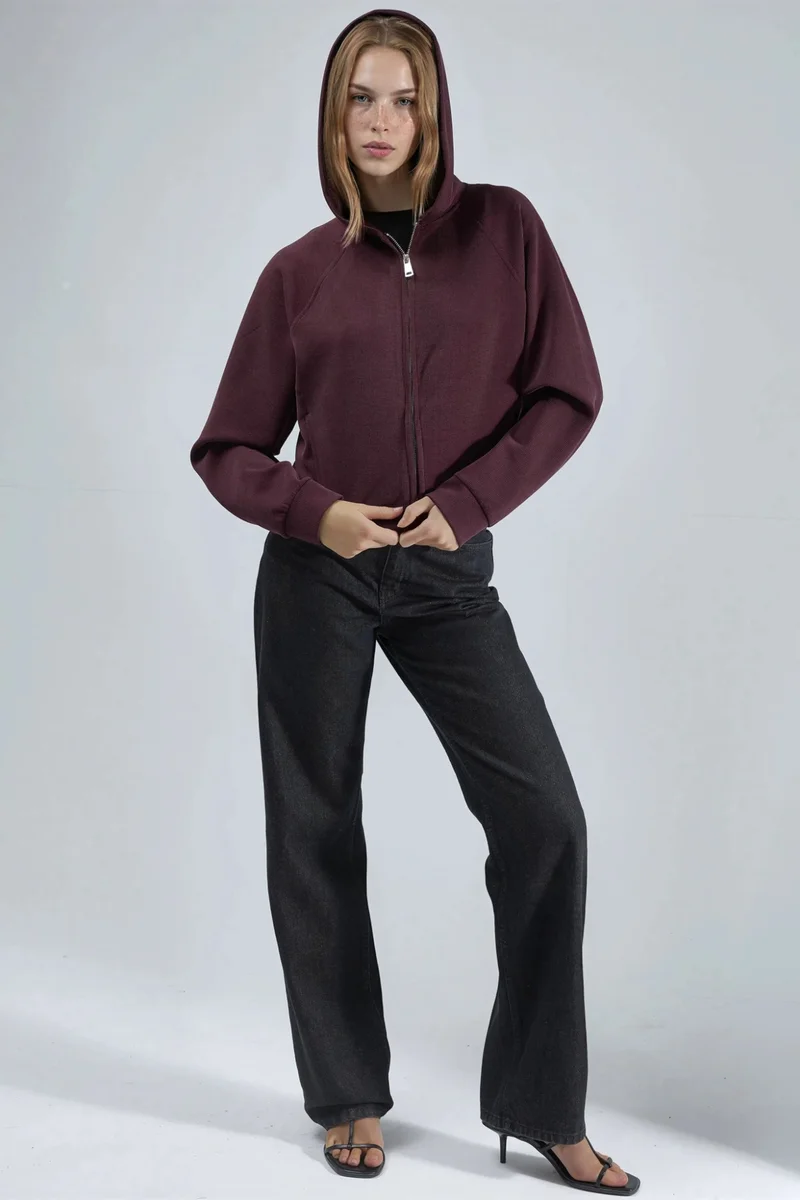 Busem BUSEM Hooded Full-Zip Jacket with Pockets