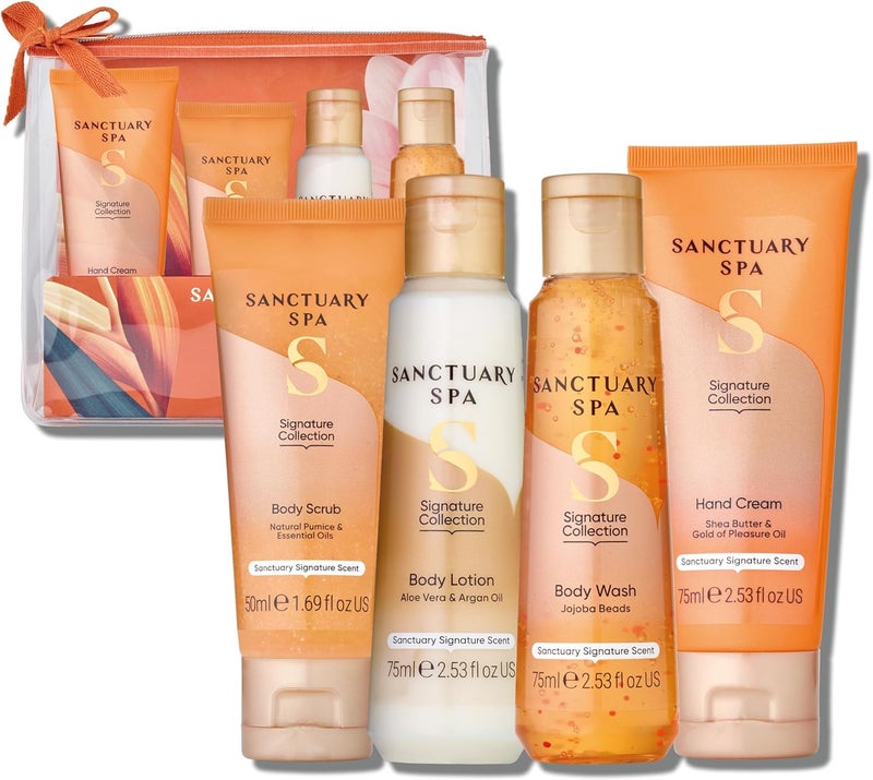 Sanctuary Spa Petite Retreat Gift Set Vegan Gift For Women Birthday Gift Womens Gift Sets Body and Bath Set