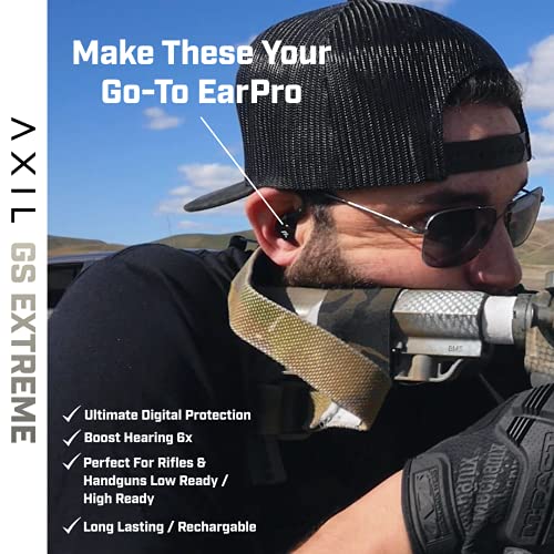 Axil GS Extreme 2.0 Wireless Tactical Earbuds Black - Image 4