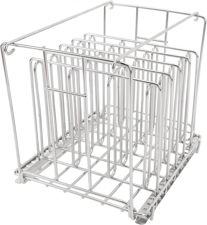 Yechiry Slow Cooker Rack Stainless Steel Large Capacity Folding Accessory for Kitchen Cooking - Image 2
