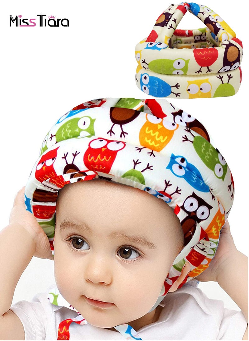 MissTiara Baby Safety Helmet Head Protector Breathable & Adjustable Head Cushion Bumper Bonnet for Running Walking Crawling  - Image 1