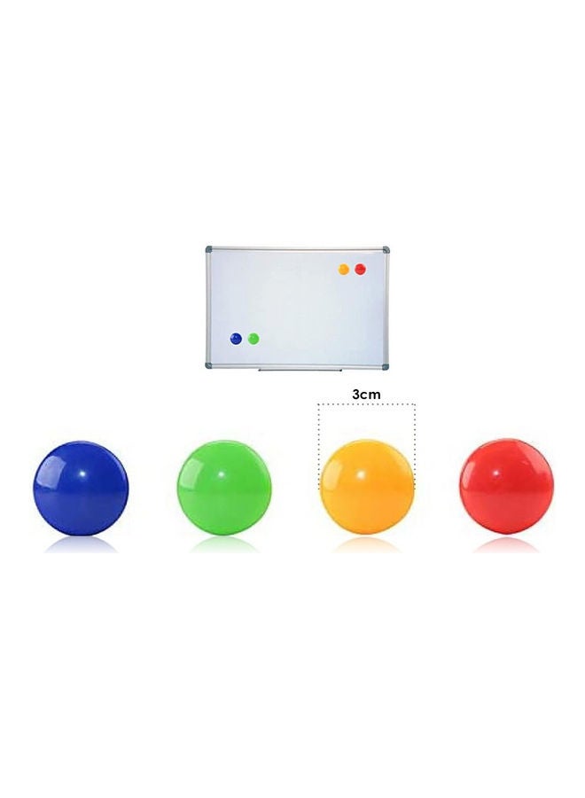 48-Piece Fridge Magnets For Whiteboard Multicolour 30mm - Image 4