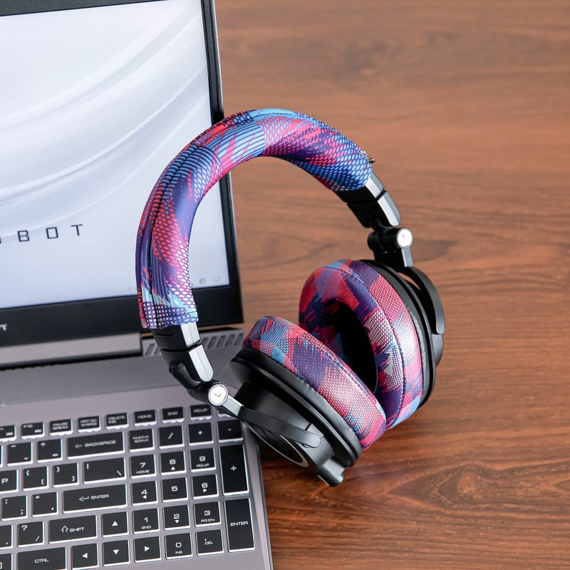 WC BandZ V2 Protective Headband Cover for Audio Technica ATH M Series Headphones - Machine Washable, No More Flaking Leather - Compatible with M50X / M50XBT / M50 / M40X & More | (Speed Racer) - Image 5