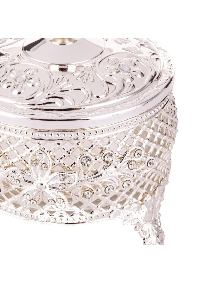 AKDC AKDC Sugar Pot S L(9CM) XW(9CM) XH(10CM) Silver  - Image 3