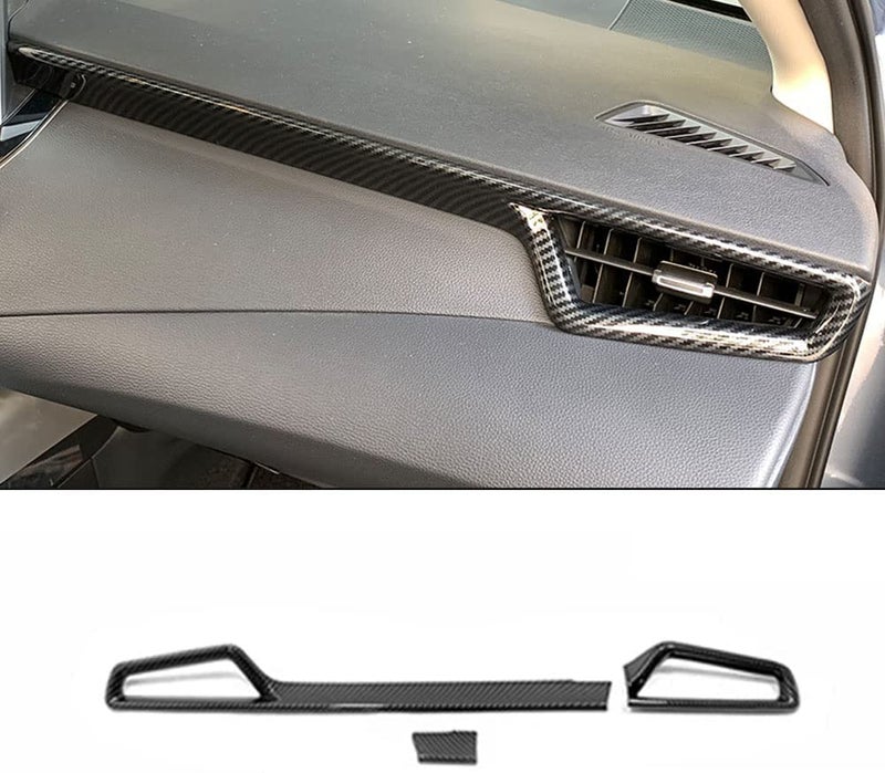 BOYUER for Toyota Corolla 2020 2021 2022 2023 2024 11PCS ABS Interior Full Accessories Center Console Gear Box Cover Trim Decoration Stickers(Carbon  Fiber) - Image 2