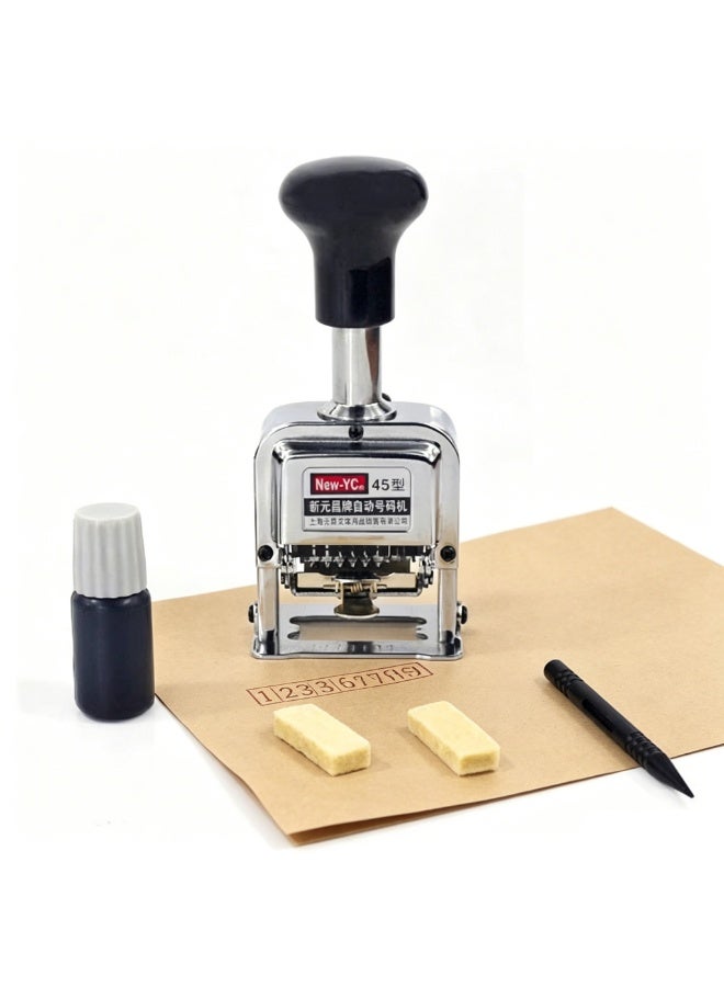 Bukela Automatic Number Machine – Self-Inking Stamp, 8 Digits, Numberer for Page Counting, Office - Image 4