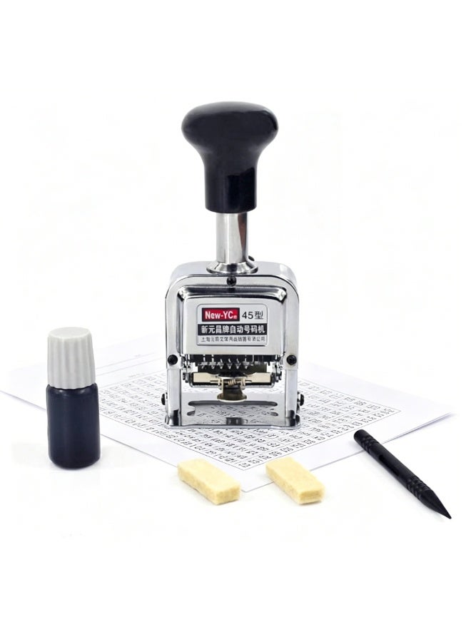 Bukela Automatic Number Machine – Self-Inking Stamp, 8 Digits, Numberer for Page Counting, Office - Image 2