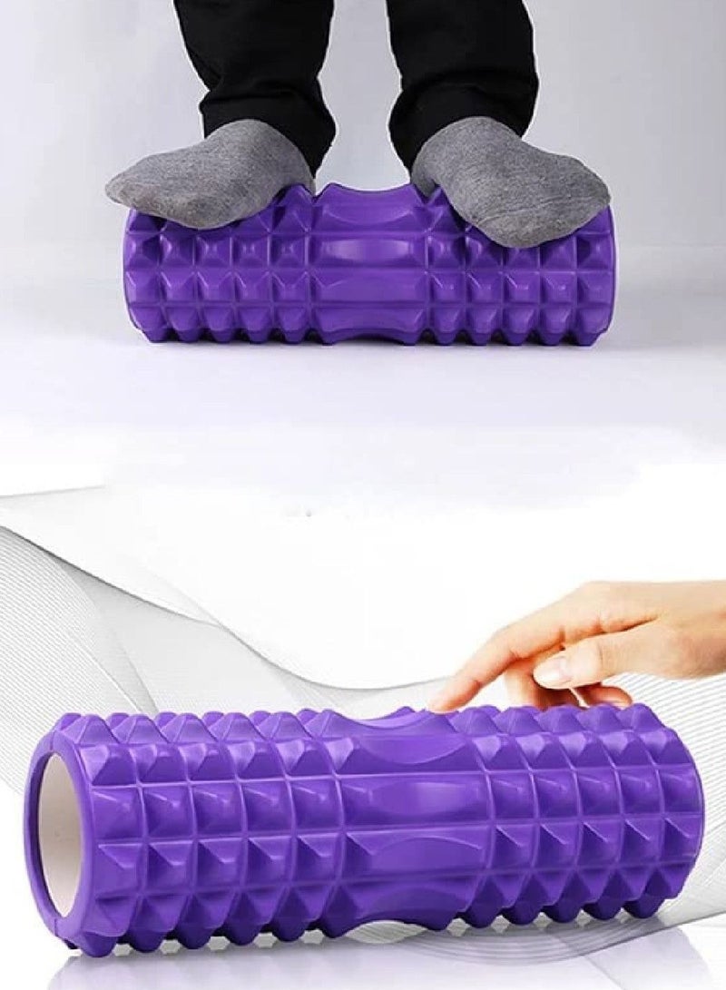 WENBO Foam Yoga Roller For Body Muscle Relaxation Soft Box Pilates Home Gym Workout (45cm, Pink) - Image 4