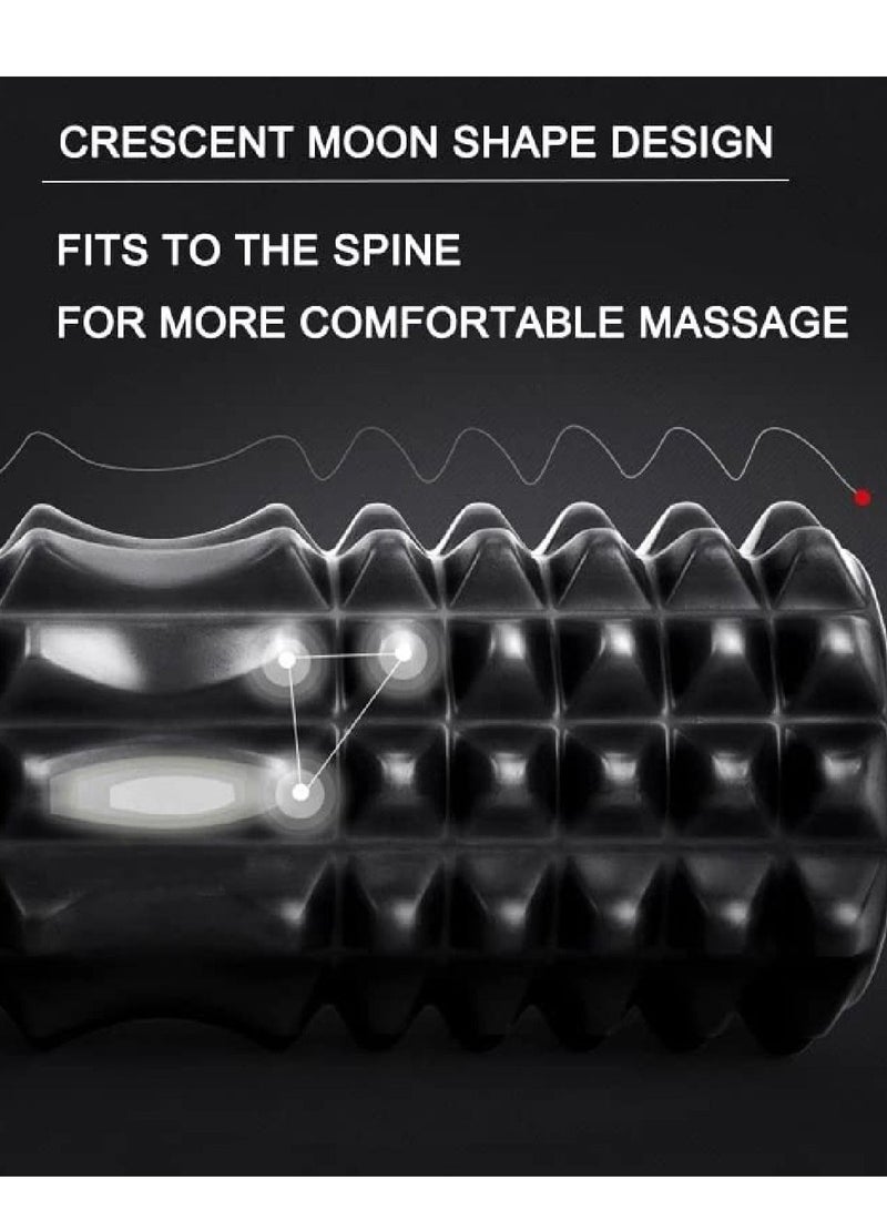 WENBO Foam Yoga Roller For Body Muscle Relaxation Soft Box Pilates Home Gym Workout (45cm, Pink) - Image 5