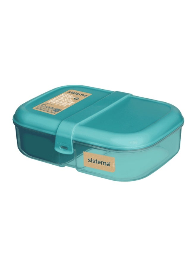 sistema Sistema Freezer Safe BPA-Free Plastic Ribbon Lunch Box with Mini Bite Assorted Color 1.1 Liter 21675-02 - Image 3