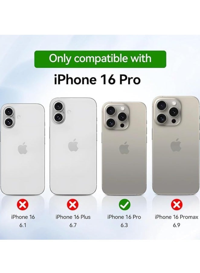 ELTRAZONE iPhone 16 Pro Magnetic Case - Clear Scratch-Resistant Back (AHN) - Image 2